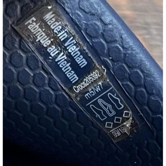 Crocs Woman’s Bayaband 205392 Blue Slip On Comfort Sandals Size 7 - Picture 7 of 8